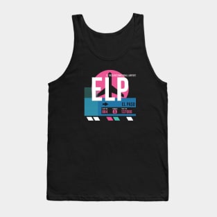 El Paso (ELP) Airport // Sunset Baggage Tag Tank Top